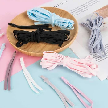 

50 pcs Disposable Mask Elastic Band Rope Rubber Band Mask Ear String Round Elastic Band DIY Clothing Craft Accessories