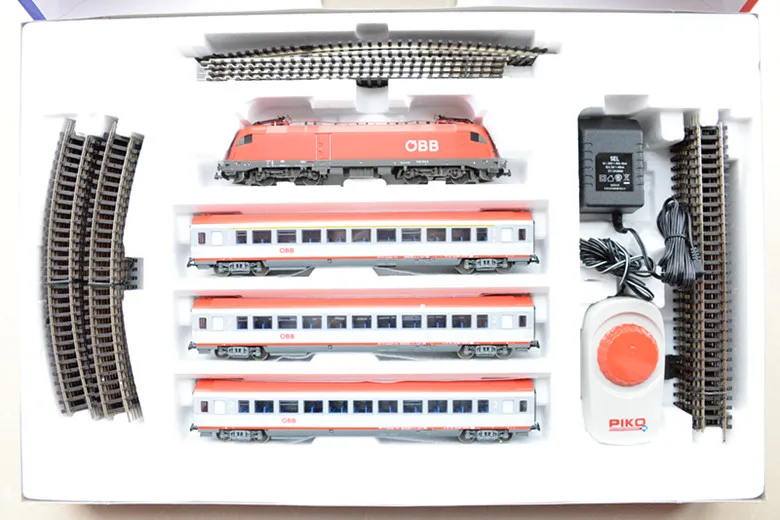 Немецкий PIK0 поезд набор 96947 электрический автомобиль три легковых автомобиля треков контроллер подарки на день рождения