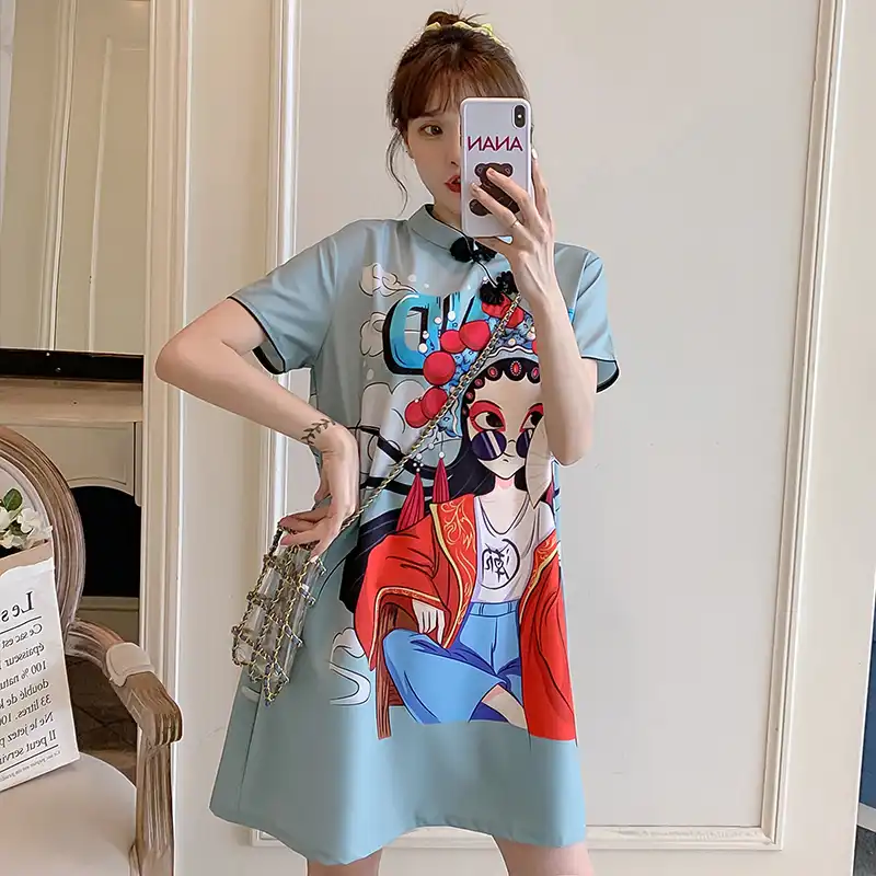 プラスサイズm 4xlファッショントレンド現代のチャイナドレス女性夏黄色 青の半袖袍繁体字中国語服 チャイナドレス Aliexpress プラスサイズm 4xlファッショントレンド現代のチャイナドレス女性夏黄色 青の半袖袍繁体字中国語服 チャイナドレス Aliexpress