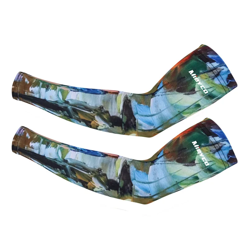 Children's cartoon sports arm compression sleeve basketball cycling arm warmer summer running UV protection volleyball sunscreen sun protection arm sleeves arm sleeves cooling arm sleeves