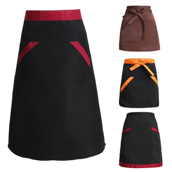 

Senyue Chef apron bust hotel restaurant waiter work apron custom short kitchen waist men and women cooking apron