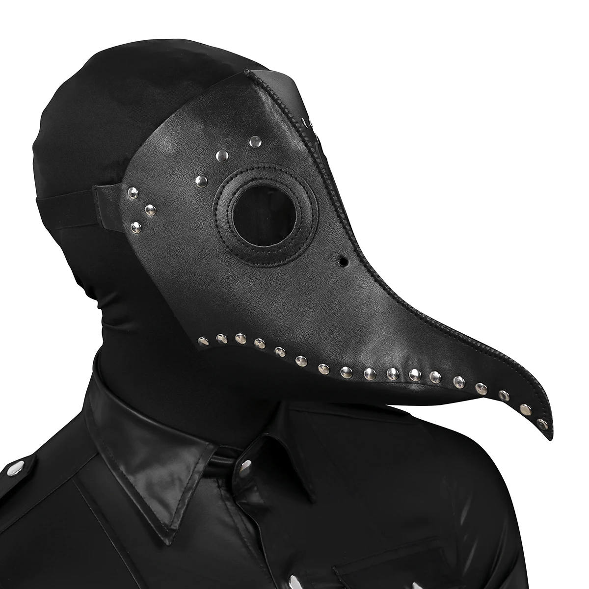Plague Doctor Bird Mask PU Leather Punk Gothic Cosplay Masks Long Nose Beak Cosplay Steampunk Halloween Costume Props Masks
