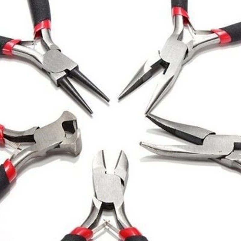 

11/12.5/15cm Insulated Cutter Clamping Stripping Functional Wire Crimping Cable Cutters Hand Tools Long Nose Pliers Multitools