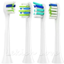 4 шт. сменные насадки для зубной щетки Philips Sonicare 2 серии hx6232 Diamond Clean