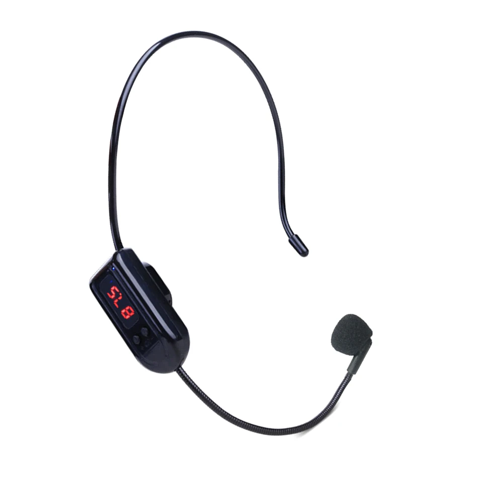 Headset Microphone Handsfree Meeting Wireless Radio FM Portable microphone for Teaching Guide Sales | Электроника