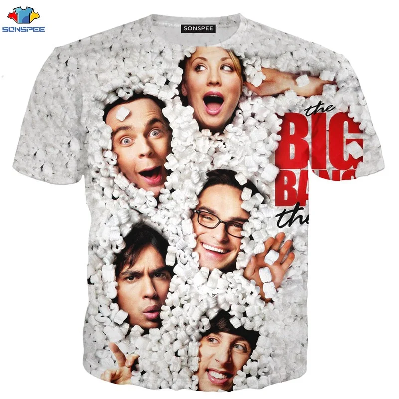 21 SONSPEE The Big Bang Theory Funny3D Футболка с принтом для мужчин и женщин, унисекс, горячая Распродажа, модные хип-хоп футболки, уличная одежда для отдыха, XK38 - Цвет: 21