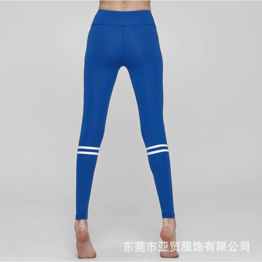 

Slim Fit Adhesive Cement Screen Printing Logo Customizable Yoga Tight Pants Women's Sports Fitness Suit OEM Printed Compression
