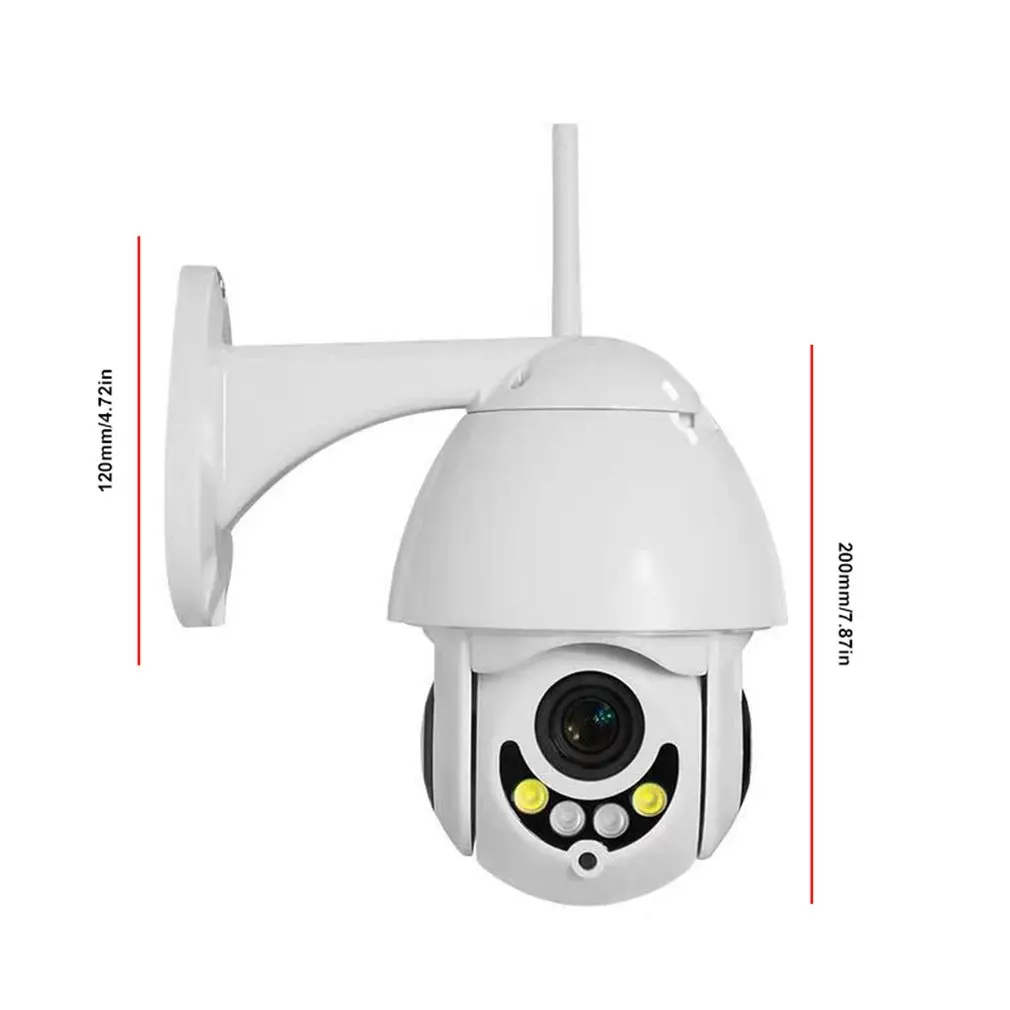 4 LED Outdoor Waterproof Wireless Wifi Security Camera 320 Degree Rotation Ball Machine Network Surveillance Camera 1080P