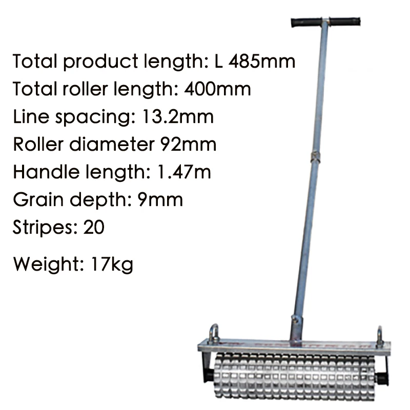 

Manual drawing machine, concrete road, cement cutting machine pavement embossing roller engraving device