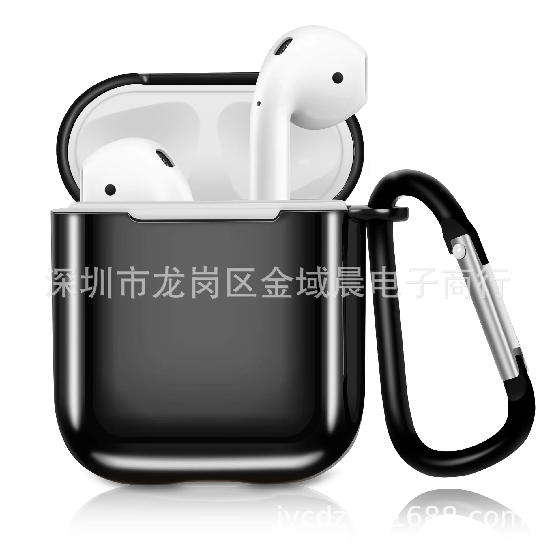 Подходит для Apple, беспроводной Bluetooth, коробка для хранения наушников, AirPods, защитный чехол, гальваническое покрытие, ТПУ, наушники, зарядный чехол