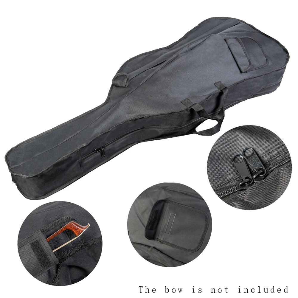 4/4 3/4 1/2 1/4 1/8 сумка для виолончели рюкзак Gig Bag мягкая переноски с плечевым ремнем