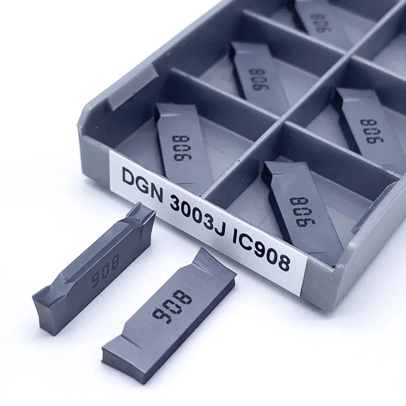 

DGN3003C IC908 Grooving Carbide Inserts High Quality Cutting Tools CNC Turning Inserts Grooving Tools