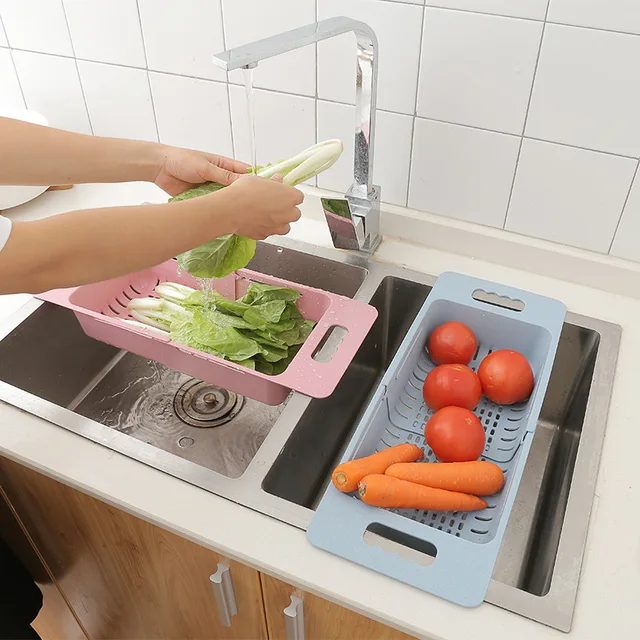 Adjustable Vegetable Sink Drainer