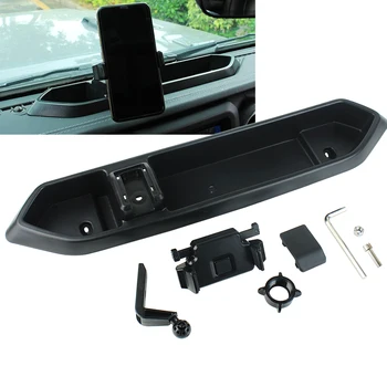 

Dash Tray Mount Phone Holder for Jeep Wrangler JL JLU 2018 2019 2020 Jeep JT Gladiator Interior Accessories