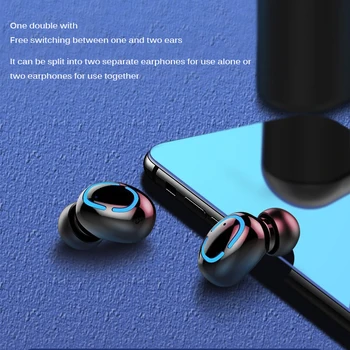 

TWS Wireless Bluetooth 5.0 Earphones Stereo Sound Call Earphones Charging Case Wireless Earbuds Tablets Lightweight Stable