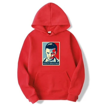 

Stranger Things Funny Eleven Hoodie Women Casual Pullover Kpop Sweatshirts Korean Oversized Harajuku Hip Hop Hoodie Streetwear