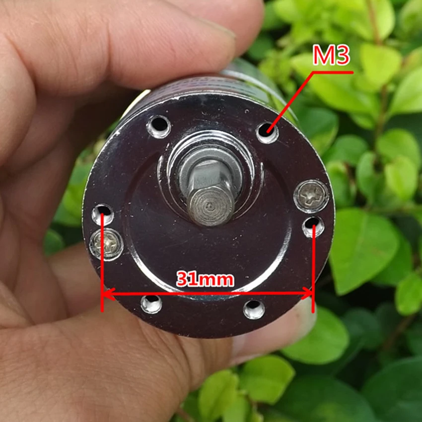 555 DC мотор 12V Мини-передача двигатель, металлический редуктор низкая скорость вперед и назад скорость двигателя Регулируемая 80 об/мин Диаметр вала 6 мм