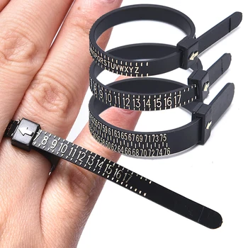 

Measuring Finger Standard Ring Circle US/Europe/UK Tape Ruler Jewelry Accessory Measure Gauge Tool Sizer Ruler