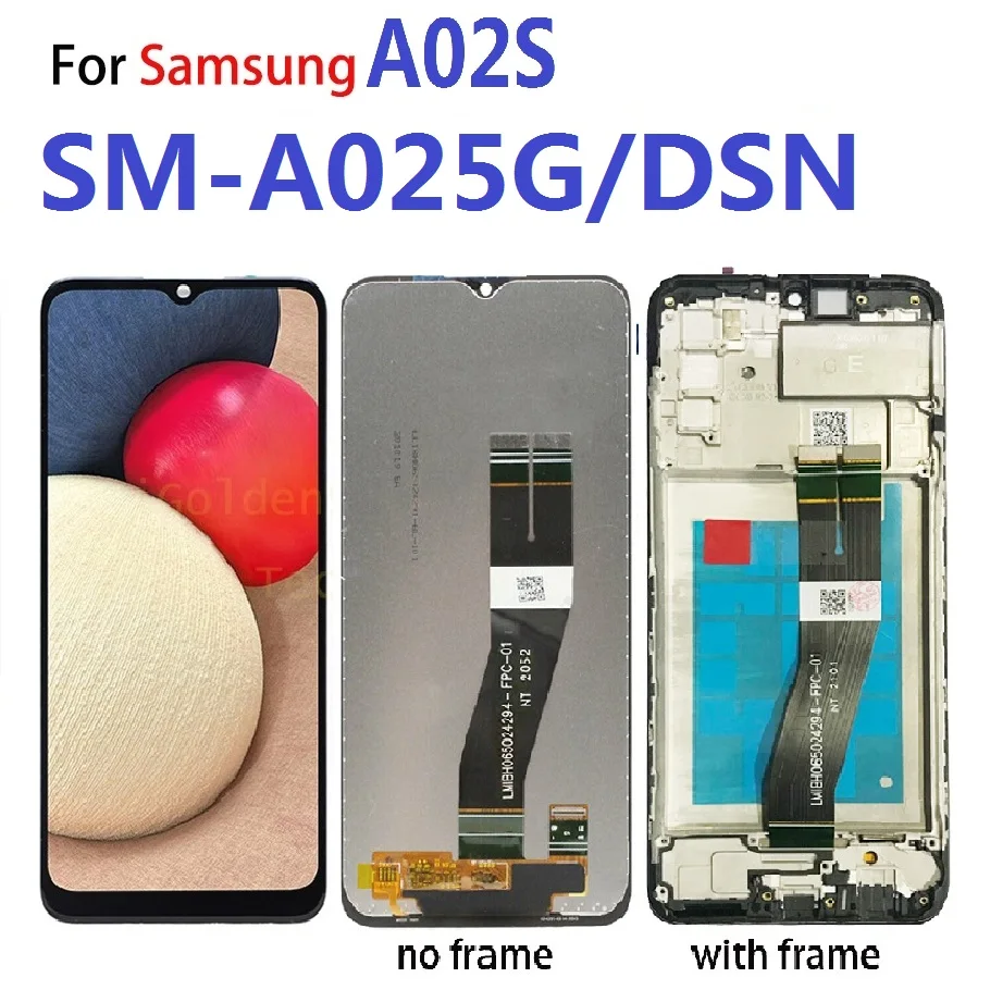 Для Samsung Galaxy A02S SM-A025G/DSN дисплей сенсорный экран дигитайзер ЖК-экрана в сборе