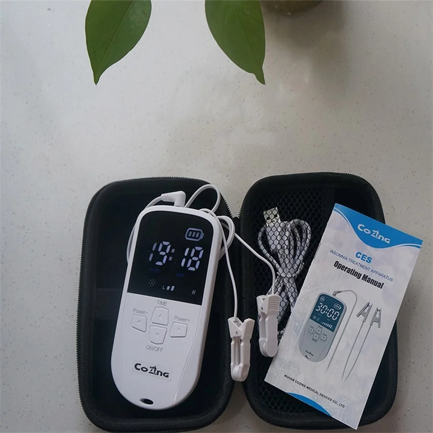 

COZING 2020 Newest Anti Sleep Electrotherapy Alpha CES Stim Device For Anxiety Insomnia And Depression Cure Migraine Neurosism