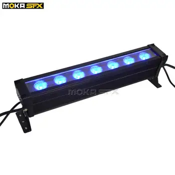 

4pcs/lot Stage Light LED Wash Light 7x30W Wall Wash Par Light RGB 3in1 DMX512 LED Bar Dj Disco Wedding