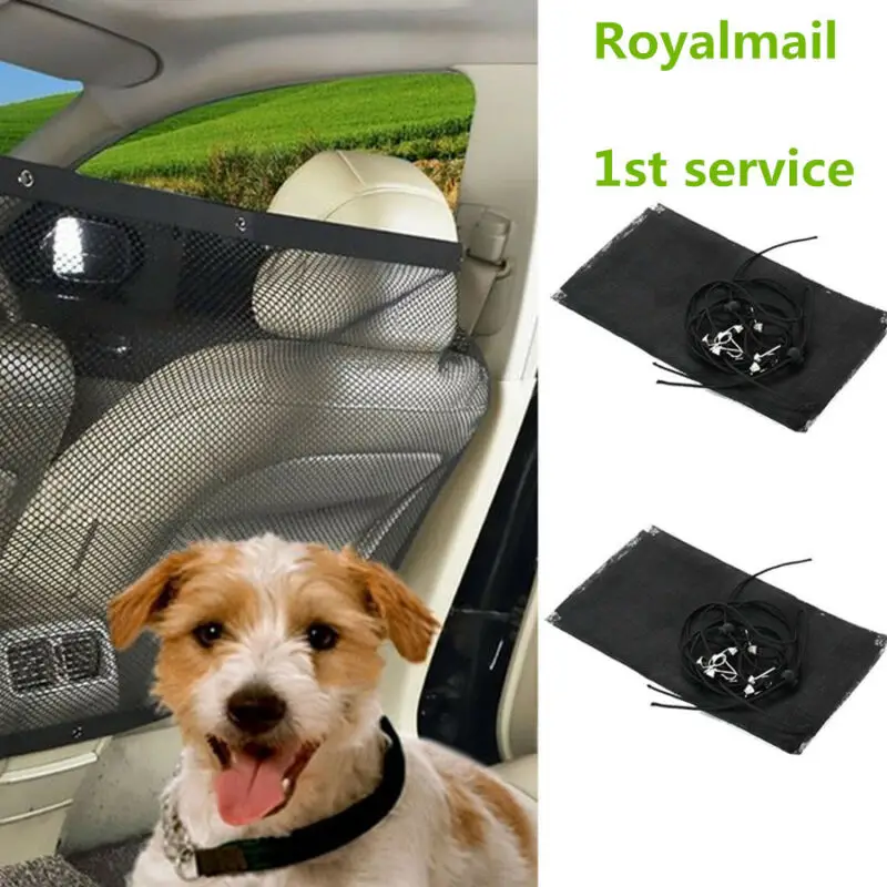 

Universal Pet Dog Cat Car Van Safety Isolation Net Guard Front Back Seat Barrier Mesh Car Travel Accessories