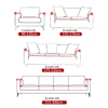 jacquard waterproof sofa cover for living room solid plain dyed couch over for pets and kids sofa skins elastic slipcovers 2
