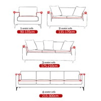 jacquard waterproof sofa cover for living room solid plain dyed couch over for pets and kids sofa skins elastic slipcovers 2