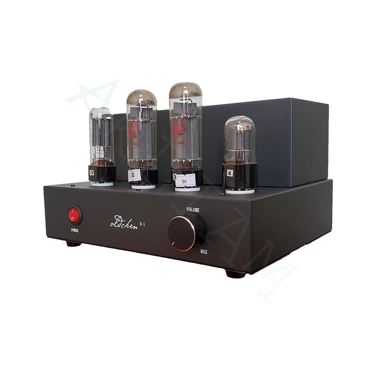 musical instrument amplifiers Laochen EL34 Class A Tube Amplifier Pure Pre-Amp Hifi Fever Home Theatre Audio Amplifier with Bluetooth 5.0 instrument amplifier