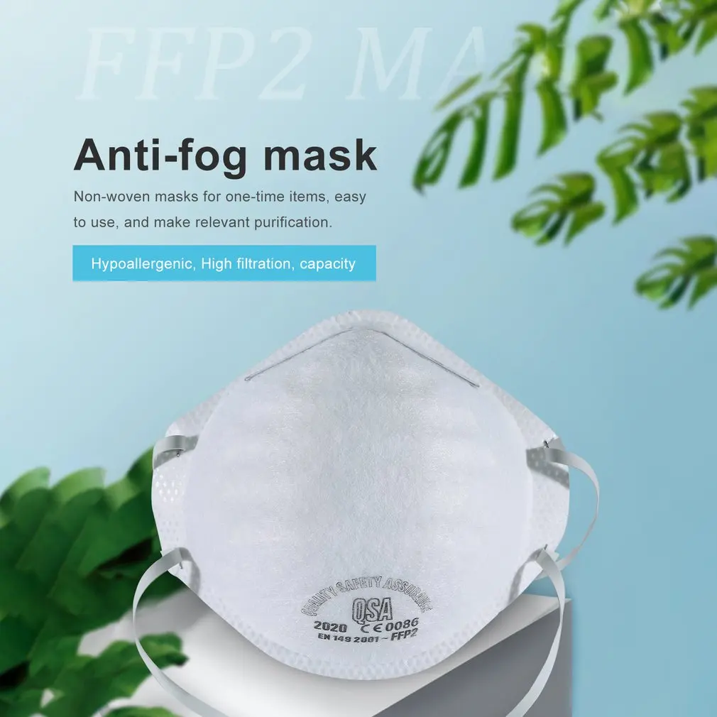 

Anti-Fog Headband FFP2 Round Mask Dust Mask Anti Pm2.5 Anti Influenza Bicycle
