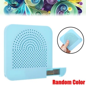 

Paper Quilling Board with Pins Storage & 20 Pins Good Tool Winding Paper Disk for Quiler DIY Quilling Paper Craft Tools
