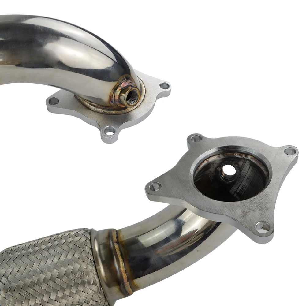 LZONE RACING выхлопная турбо труба для 06 09 VW GOLF GTI JETTA AUDI A3 2 0 T FSI Turbo Downpipe Performance MKV JR6121|lzone