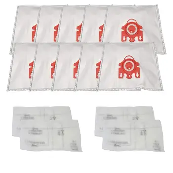 

Compatible Vacuum Bags/Filters(10 Bags + 4 Filters) for Miele FJM Airclean Vacuum Bag. Replaces Part 7291640.Fits S241-S256i, S2