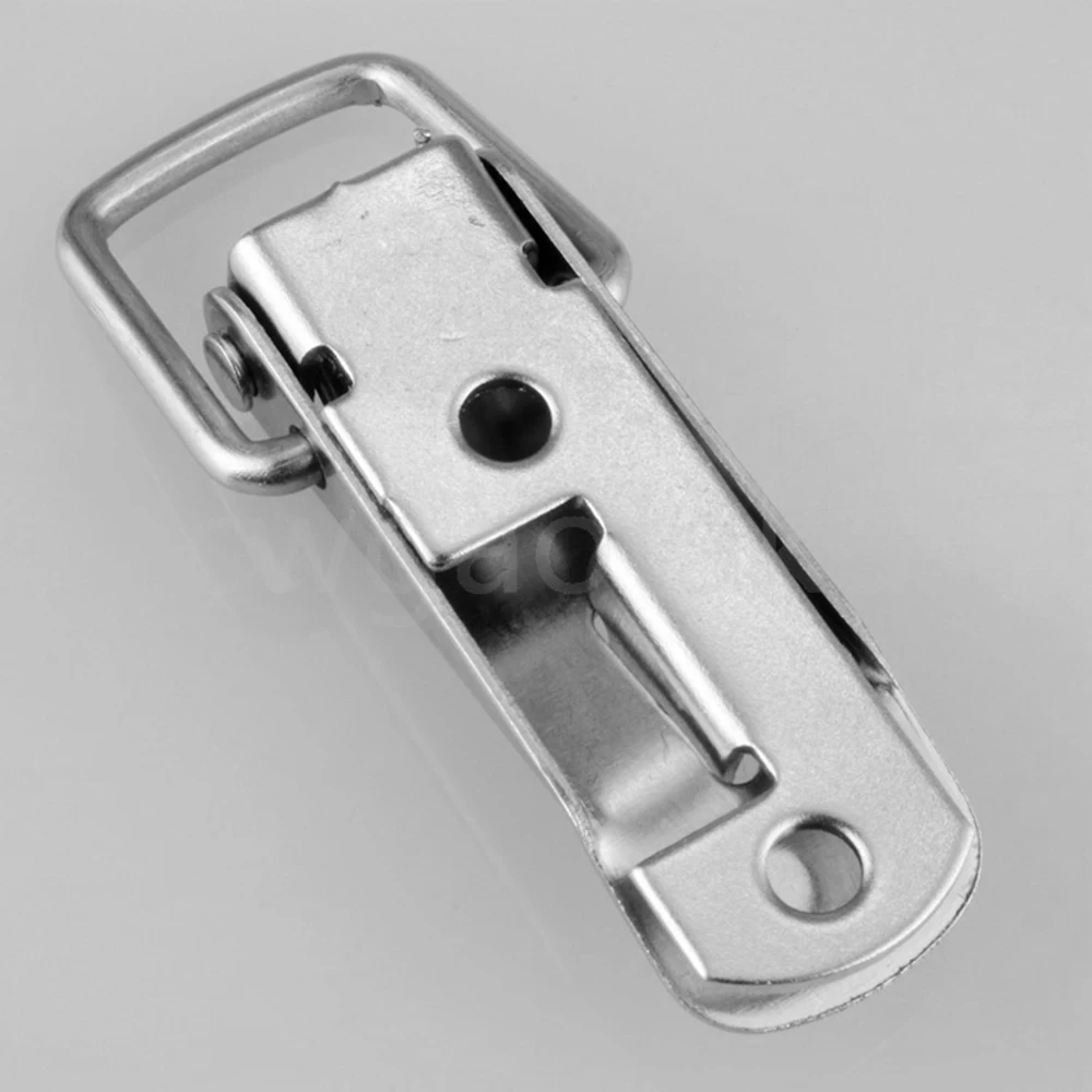 10pcs Tool Cabinet Box Locks Spring Loaded Latch Catch Toggle Iron Hasps For Sliding Door Window Furniture Hardware