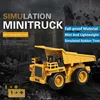 Mini Volume Remote Control Bulldozer Forklift Crane Simulated Rubber Tires Fall-proof Material RC Engineering Truck Kid Toy Gift 1