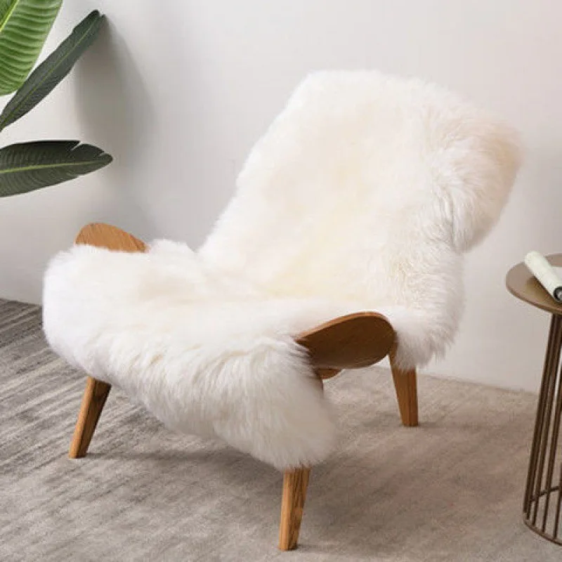 Soft Faux Fur Fluffy Carpet Modern Armchairs For Living Room Decoration Mats Dressing Table Tatami Bedroom Lounge Long Hair Rugs