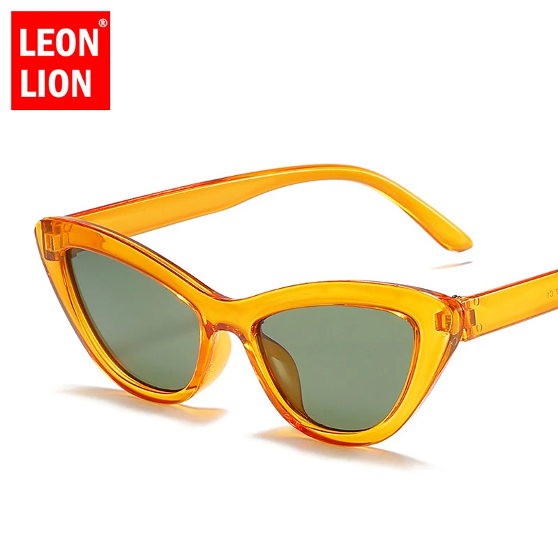 

Leonlion Vintage Cat Eye Sunglasses Women Small Frame Cateye Sun Glasses Women Orange Shades Glasses Gafas De Sol Para Hombre