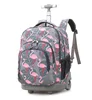 KIds 18 inch School Rolling backpack bag Children School Trolley backpack with wheels Wheeled Backpack Roller Bag with Wheels 2