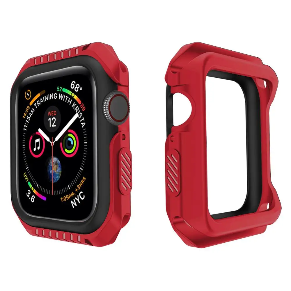 

Matte Cover for Apple Watch Series 3 4 38MM 44mm 40mm Frame Protective Case Cover Shell Bumper Case for iWatch 3 4 Cover 42MM