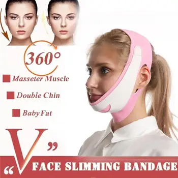 

Face-lift with Sleep Face V Shaper Slimming Face Thining Reduce Relaxation Massage Shape Chin Band Bandage Lift Doub H9B1