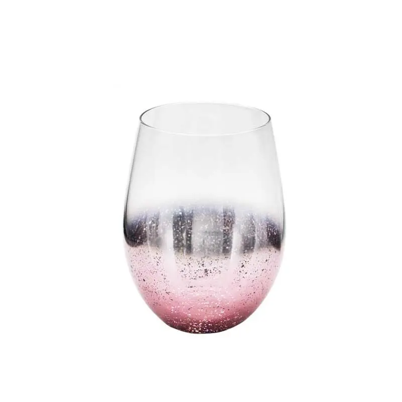 Sparkle Star Drinking Glass / Iced Coffee Glass Cup / Aesthetic Stemless  Wine Gin Glass / Cute Drinking Glasses 