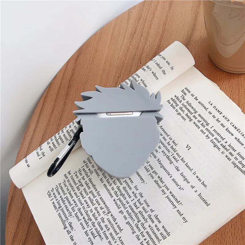 Чехол для AirPods Apple, японское аниме, Наруто, Какаши, наушники, манга, чехол для Airpods 1 2, силиконовый чехол, аксессуары, защитная крышка