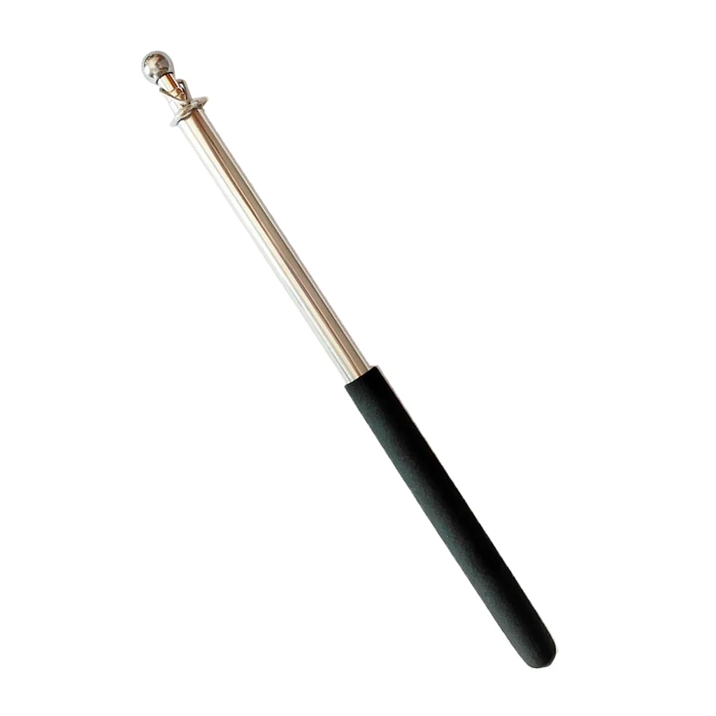 1m Telescopic Stainless Steel Flagpole Extendable Banner Guide Pole Teachers Pointer 5 Colors