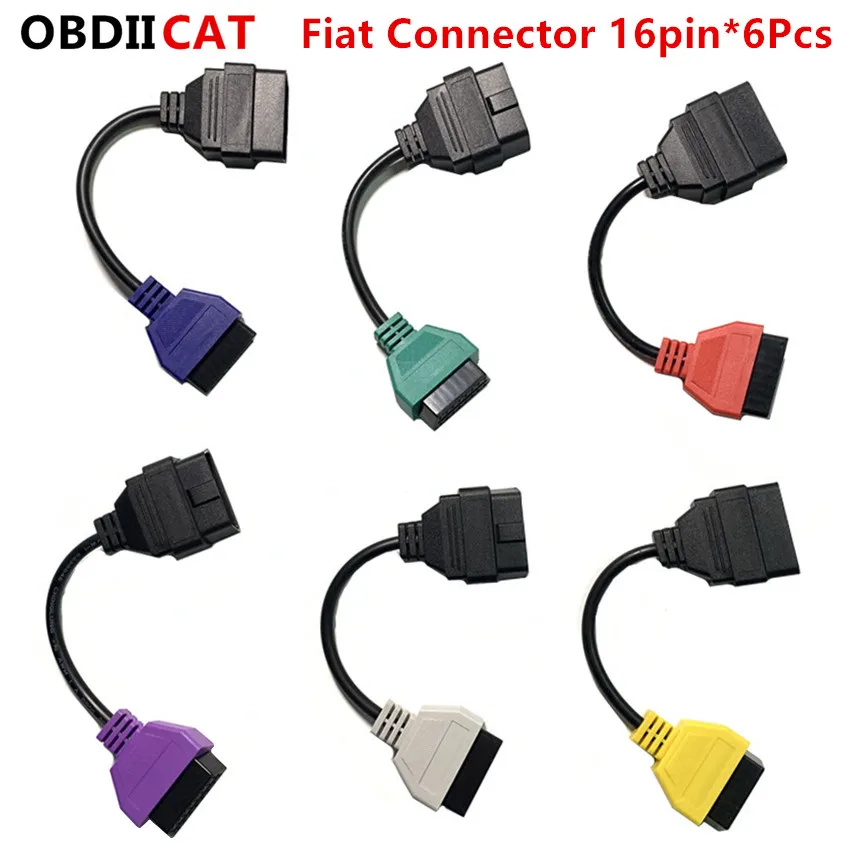 Newest For Fi-a-t ECUScan Adapter OBD OBD2 Connector MultiECUScan ABS Airbag obd2 scanner Diagnostic cable for Fi-at ECU Scan | Автомобили