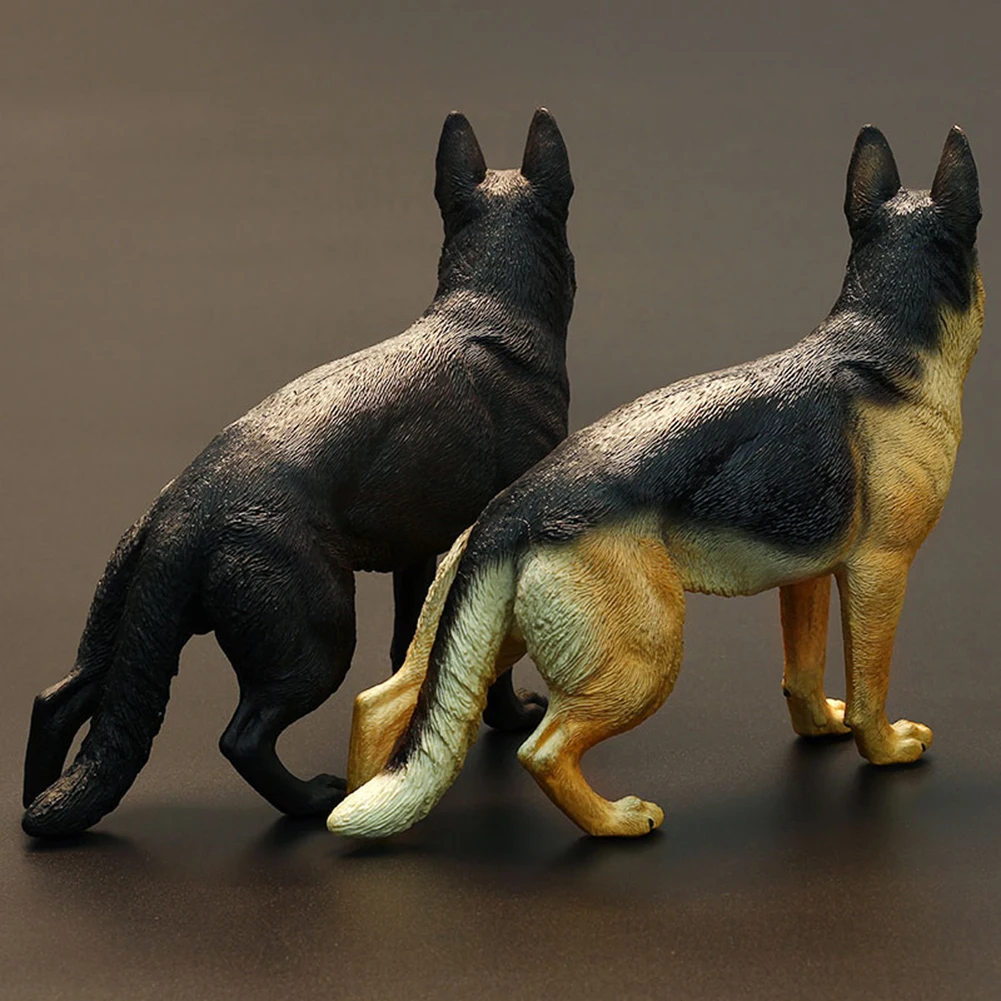 German Shepherd Dog Animal Toy PVC Action Figure Doll Kids Toys Party Gifts