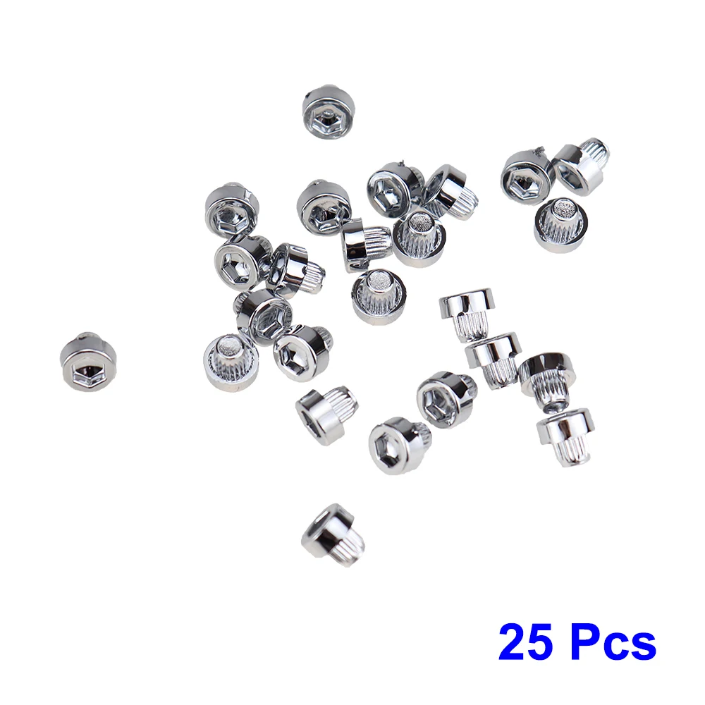 Universal Plastic Car Wheel Rivets Nuts Studs Bolts for Rim Lip Decoration Replacement Car Wheel 25 pcs/set 6.3mm