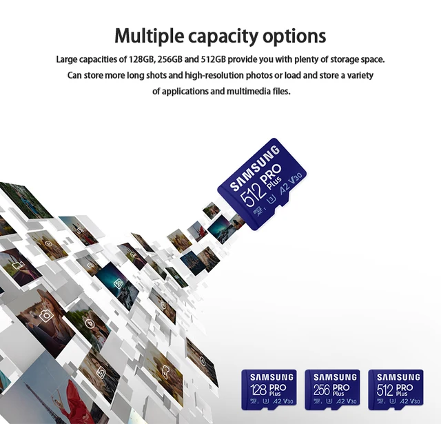 Cartes microSD/SD Samsung PRO Plus maintenant disponibles