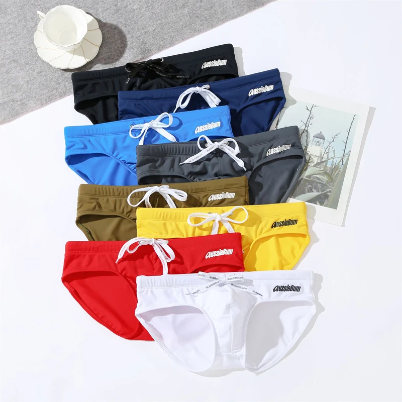 Aussiebum bañadores de cintura baja para ropa de baño sexy, cómoda y elástica|Pantalones cortos de surf| - AliExpress