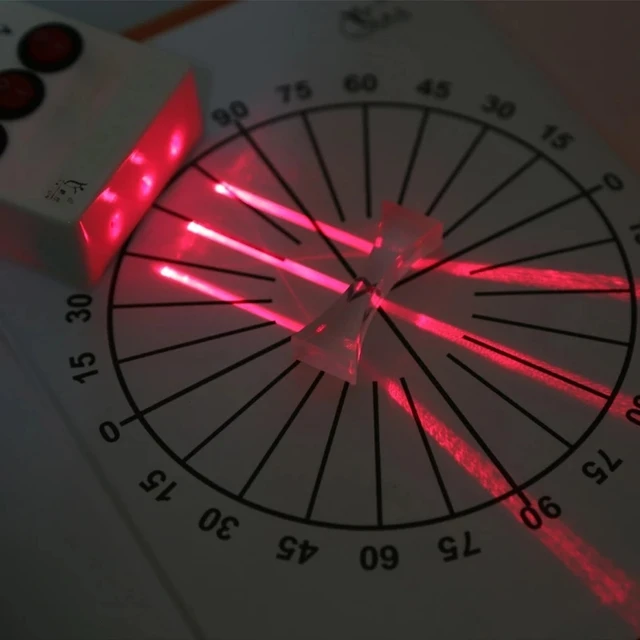 Optical Triangular Prism Physics Experiment 4