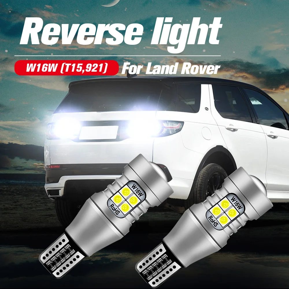 2 шт. светодиодная лампа задсветильник хода W16W T15 921 Canbus для Land Rover Range Evoque 2011-2019